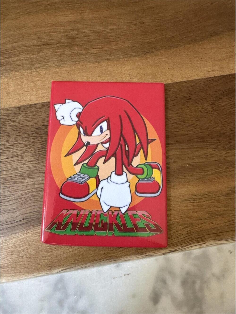 Sonic The Hedgehog Knuckles The Echidna Fridge Magnet Official Sega Collectible